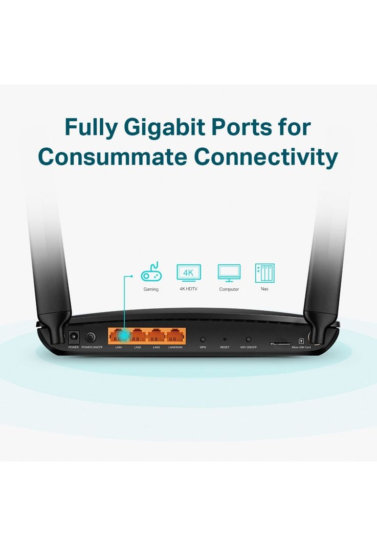 Router Inalámbrico TP-Link 4G+ Cat6 AC1200 de doble banda-3