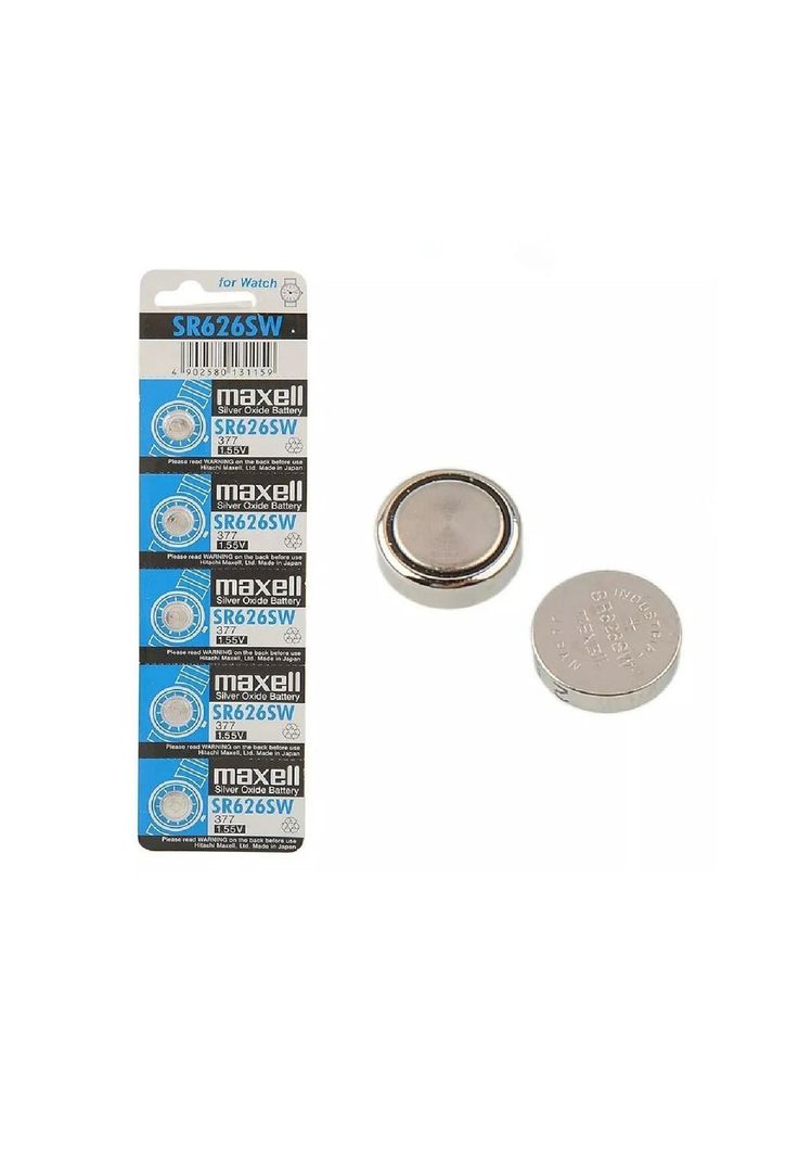 Pilas Sr626sw Maxell Tipo Boton Japonesa 5 Unidades-0