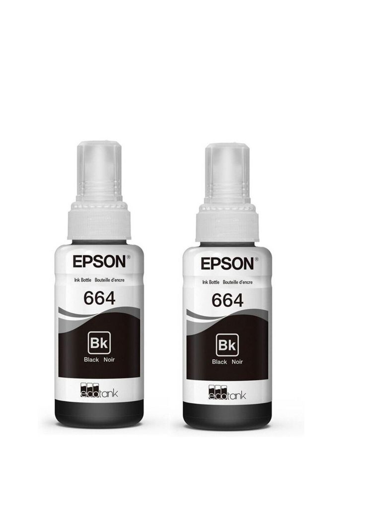 Tinta Epson 664 Pack 2 Unidades Color Negro T664120 EPSON-1