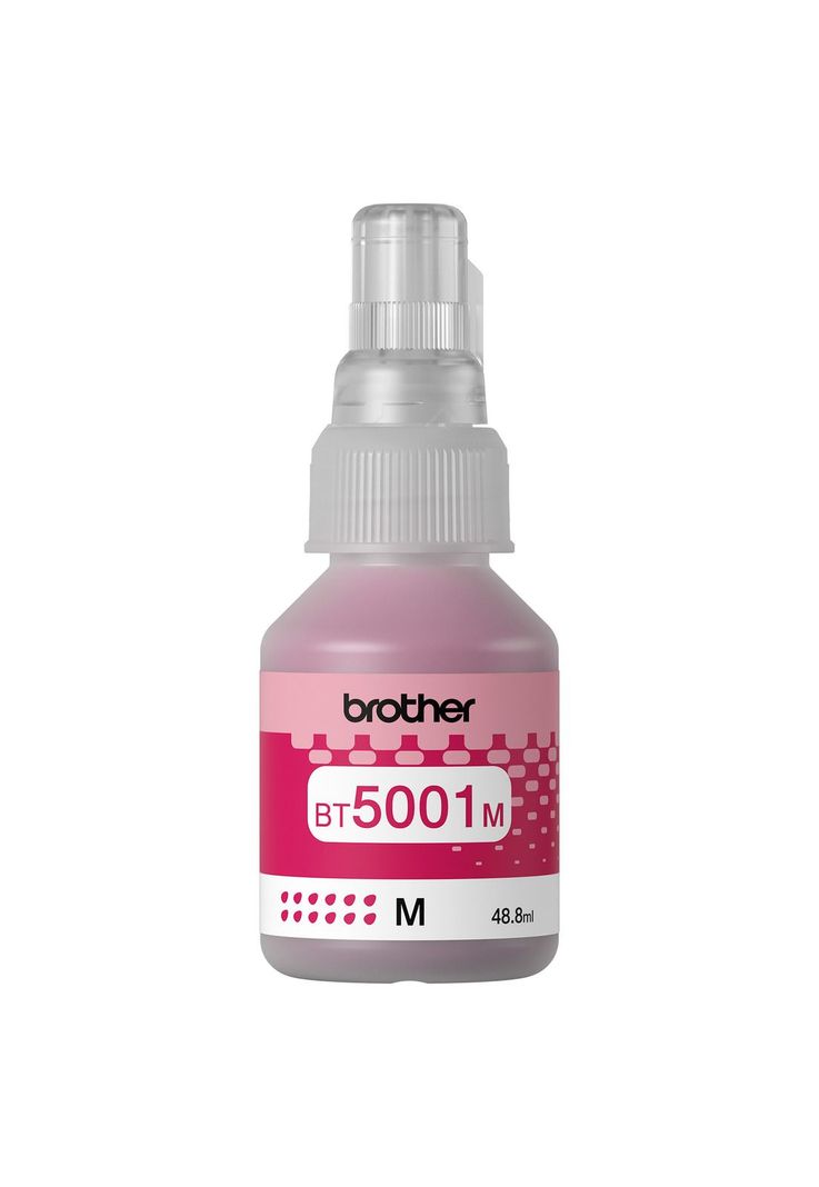 Tinta Botella Brother Bt5001m Magenta 41.8ml 5000pag-0