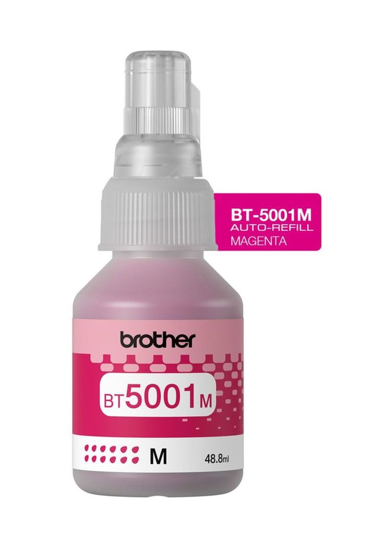 Tinta Botella Brother Bt5001m Magenta 41.8ml 5000pag-2