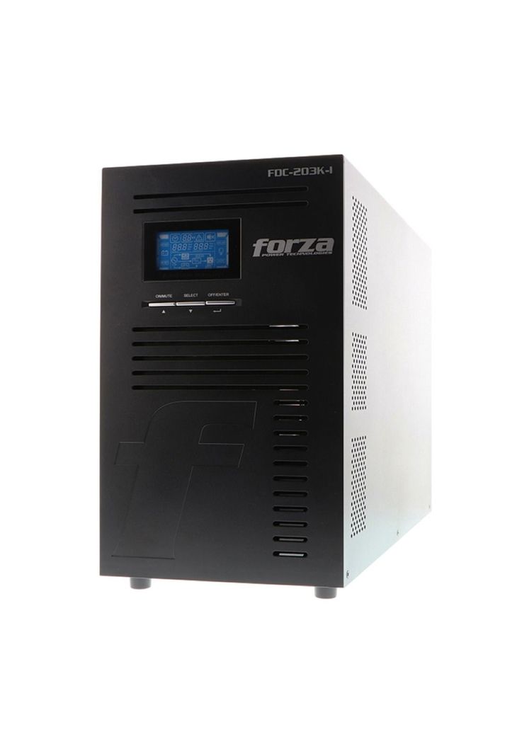 UPS Forza en línea 3000VA/3000W IEC LCD torre-220V 9 salidas-2