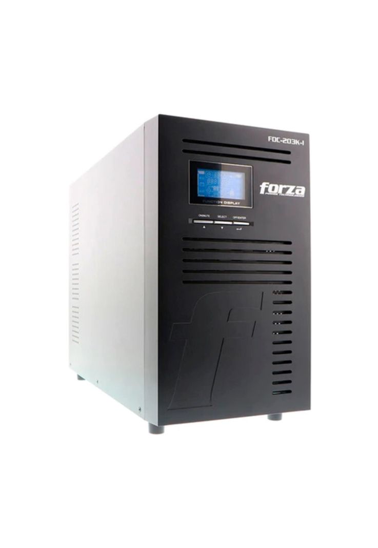 UPS Forza en línea 3000VA/3000W IEC LCD torre-220V 9 salidas-3