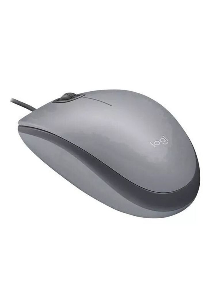 Mouse Logitech M110 Silent con cable Gris-2