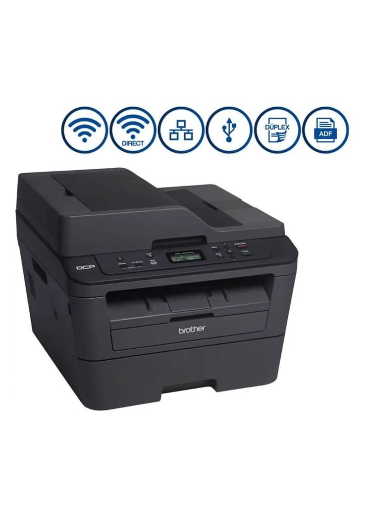 Impresora Brother Multifuncional Láser Wifi DCP-L2540-2