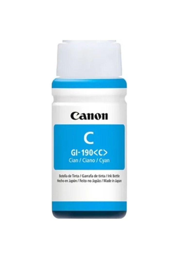 Botella de Tinta Canon GI-190 70 ml Cyan-0