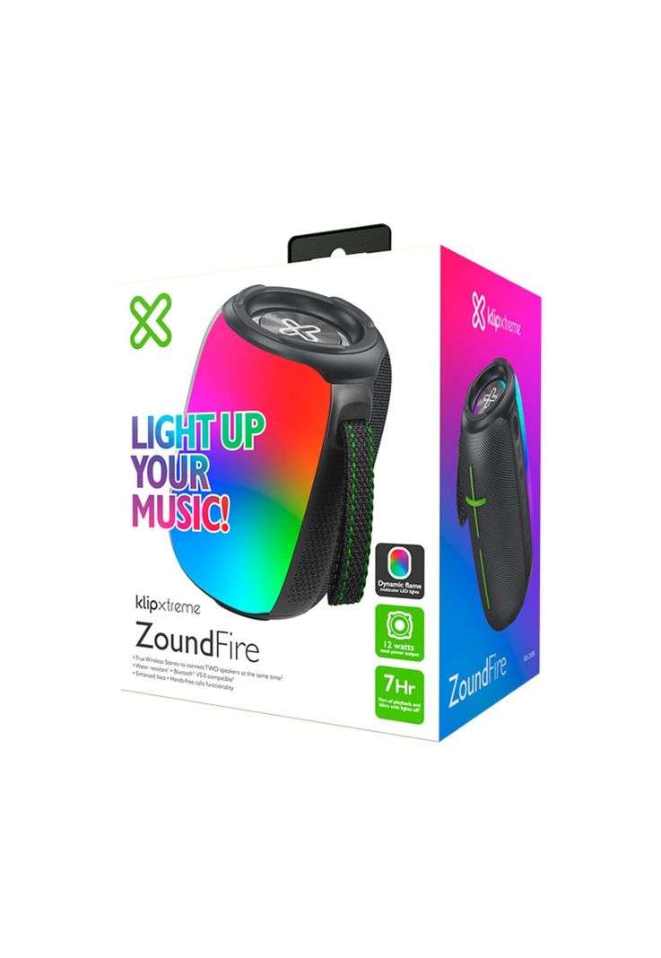 Parlante Klip Xtreme ZoundFire Led Bluetooth-0