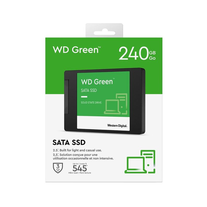 Disco estado sólido Western Digital Green 240GB SSD 545MB/s-6