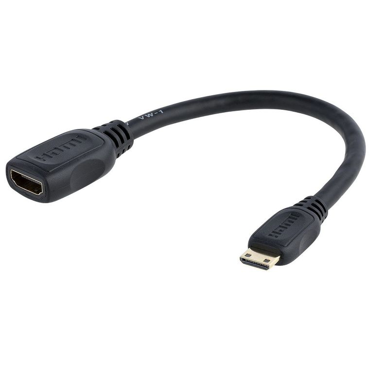 Cable Adaptador Startech HDMI alta velocidad HDMI a Mini HDMI -0