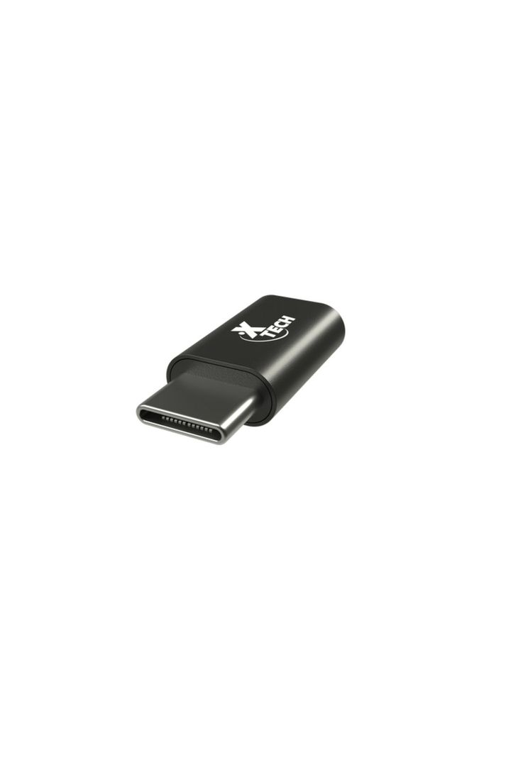 Adaptador conector Tipo C macho a micro-USB 2.0 hembra Negro-0