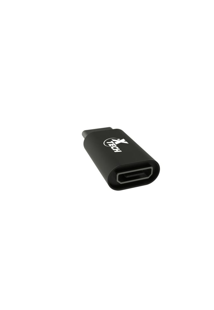 Adaptador conector Tipo C macho a micro-USB 2.0 hembra Negro-1
