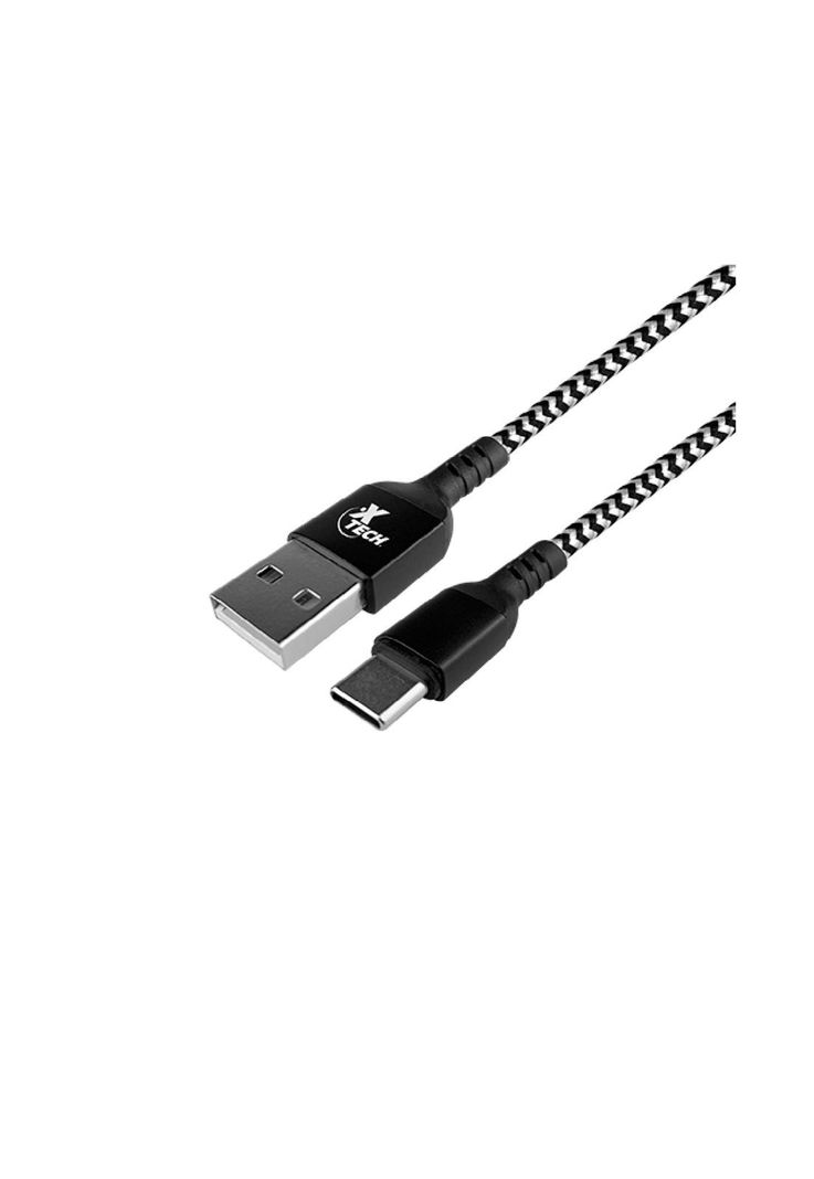 Cable trenzado con conector Tipo C macho a USB 2.0 A macho-0