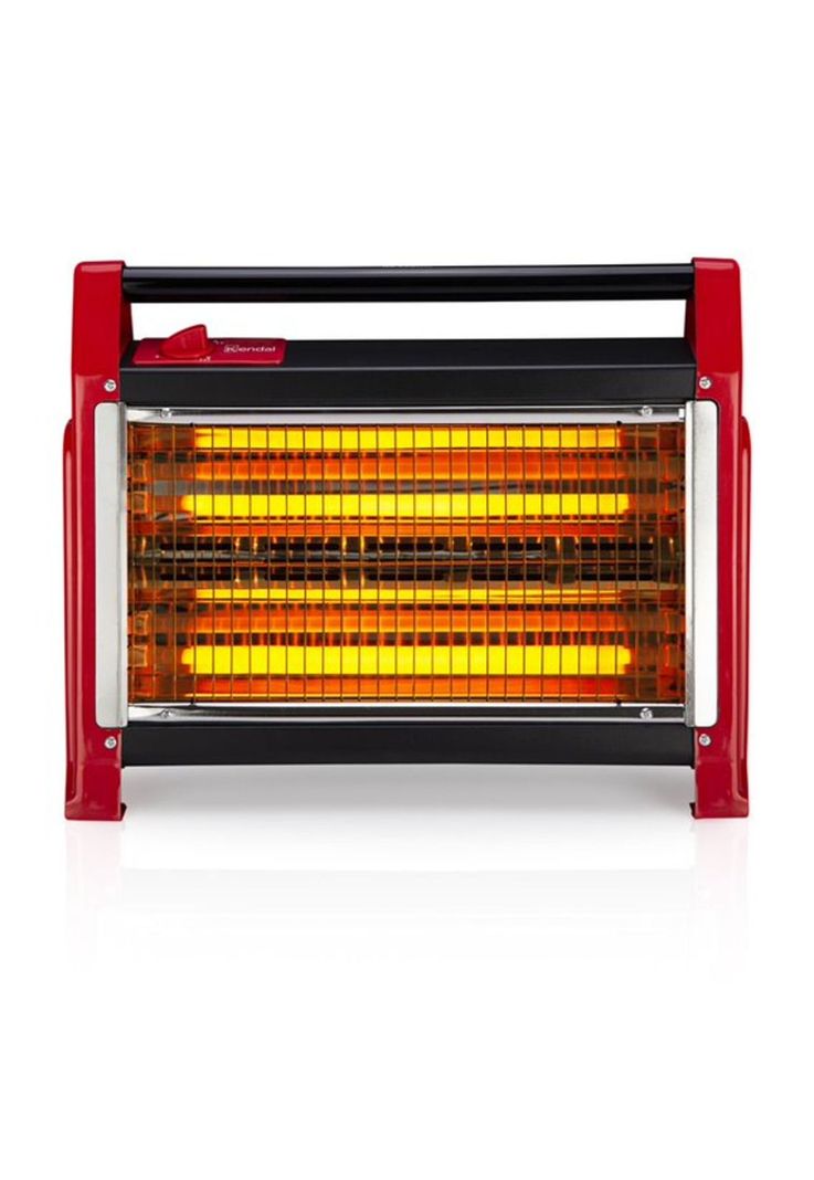 Calefactor Eléctrico Cuarzo KC-160AS Kendal Rojo-1