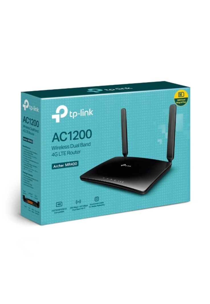 Router 4G LTE TP-Link ARCHER MR400 Wireless 2 Banda AC1200-3