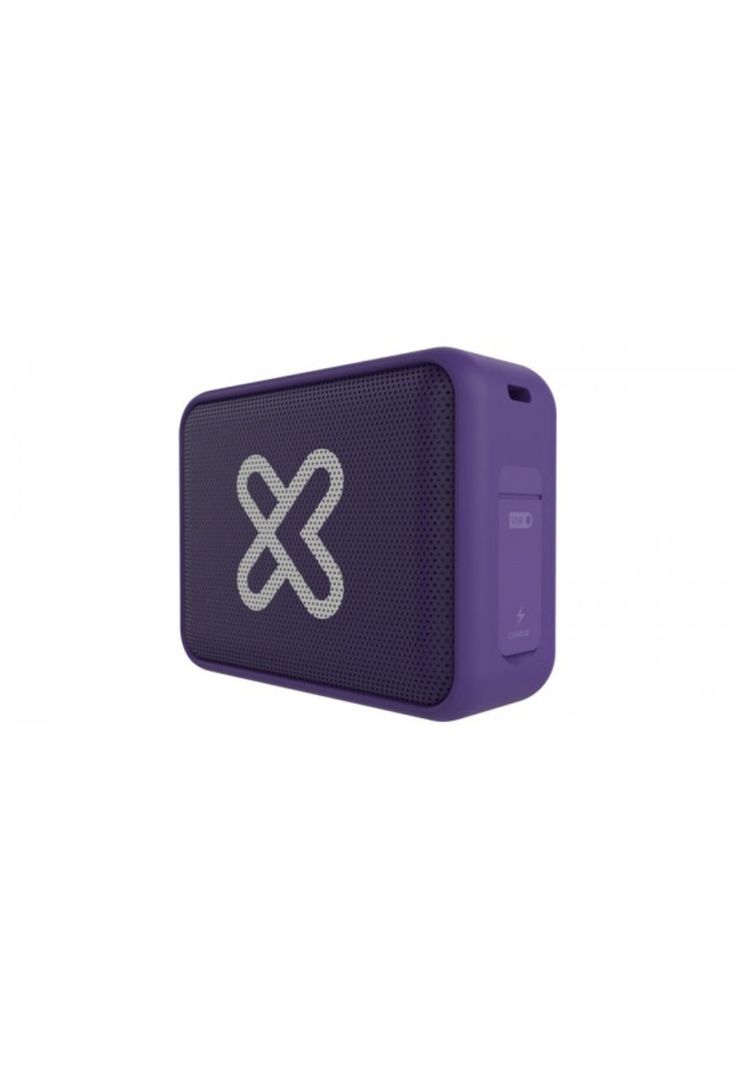 Parlante Portátil Klip Xtreme Port TWS Bluetooth IPX7 Morado-1