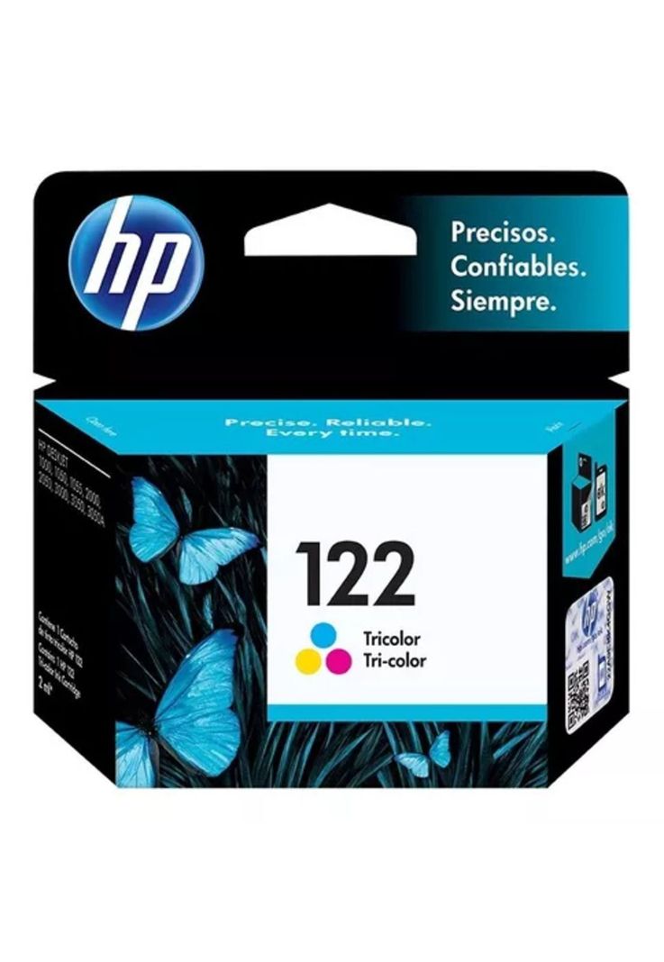 Cartucho De Tinta Hp 122 Tricolor Original-0