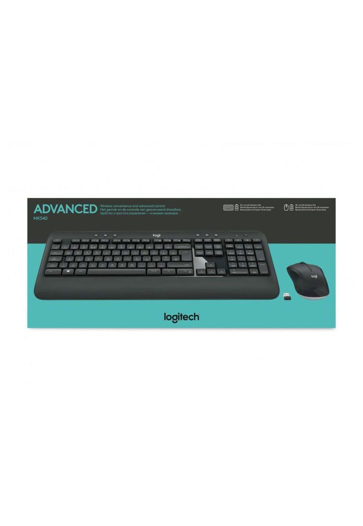 Teclado + Mouse Inalámbrico Logitech MK540 Advanced USB-1
