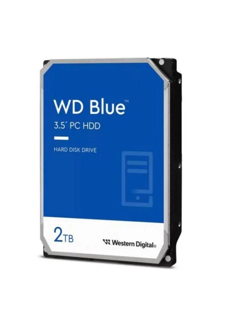 Western Digital Blue PC HDD 3.5" 2TB SATA 5400rpm Caché 64MB-1