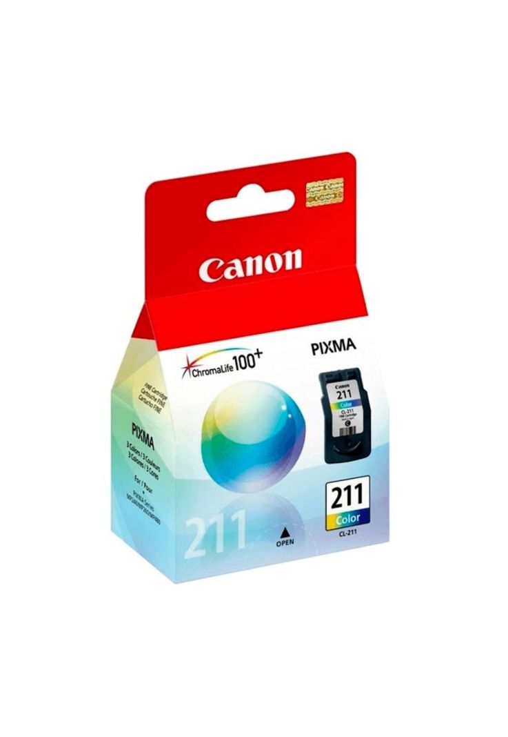 Cartucho de Tinta Canon CL-211 9ml ChromaLife100+ Color-0