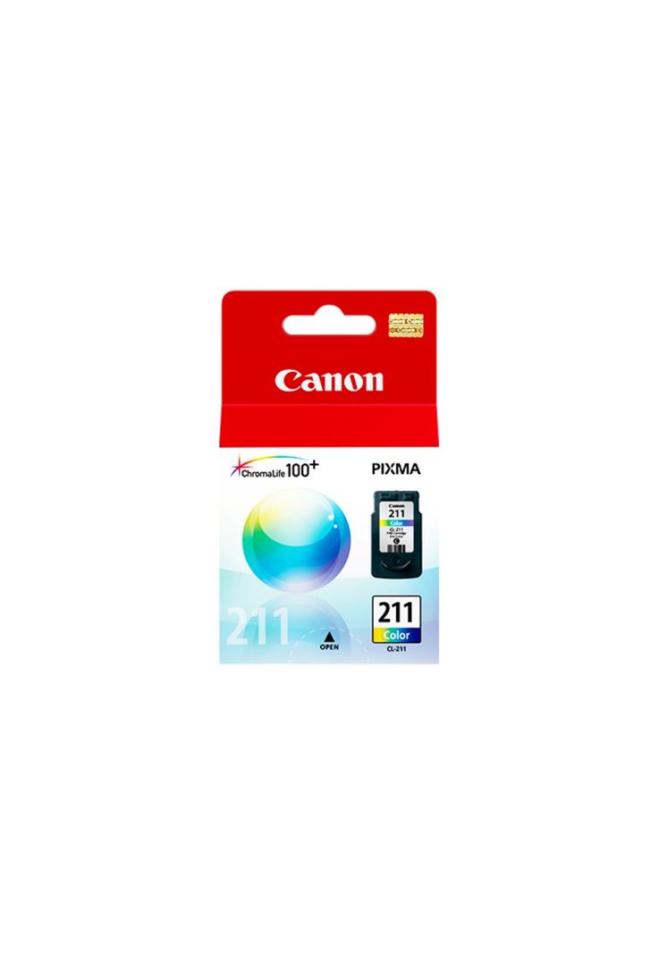 Cartucho de Tinta Canon CL-211 9ml ChromaLife100+ Color-1