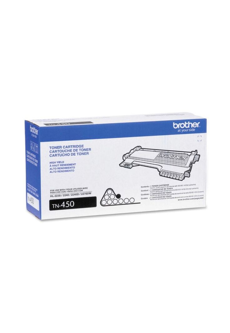 BROTHER Toner TN-450 PARA 2600 Paginas NEGRO-1