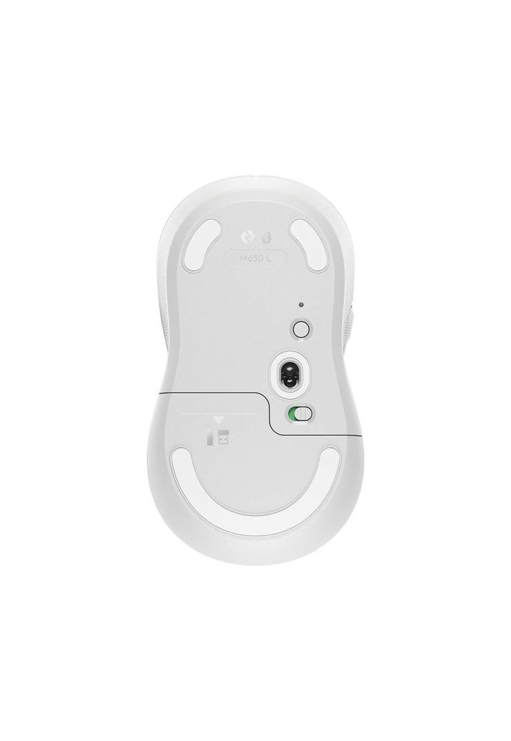Mouse Inalámbrico Logitech Signature M650 Large Blanco-1
