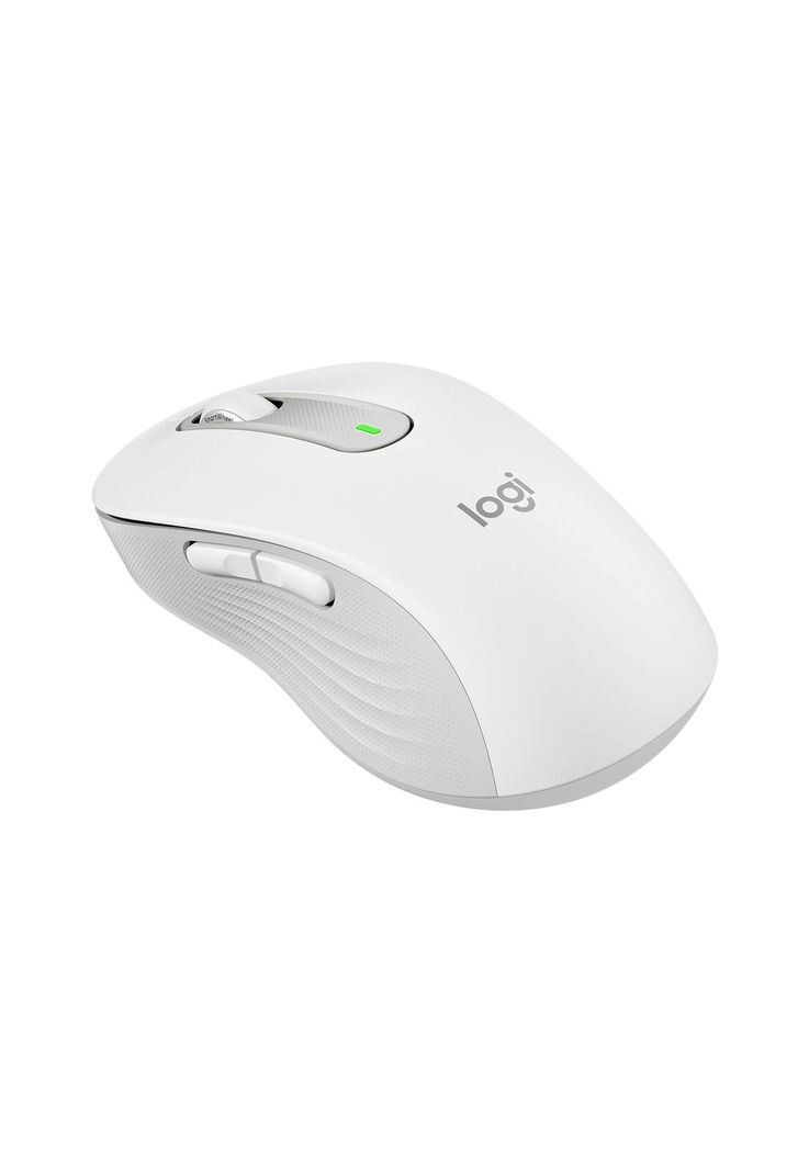 Mouse Inalámbrico Logitech Signature M650 Large Blanco-3