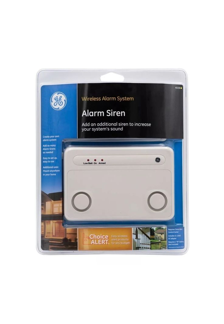Alarma Sirena Inalámbrica General Electric 130 Db-4