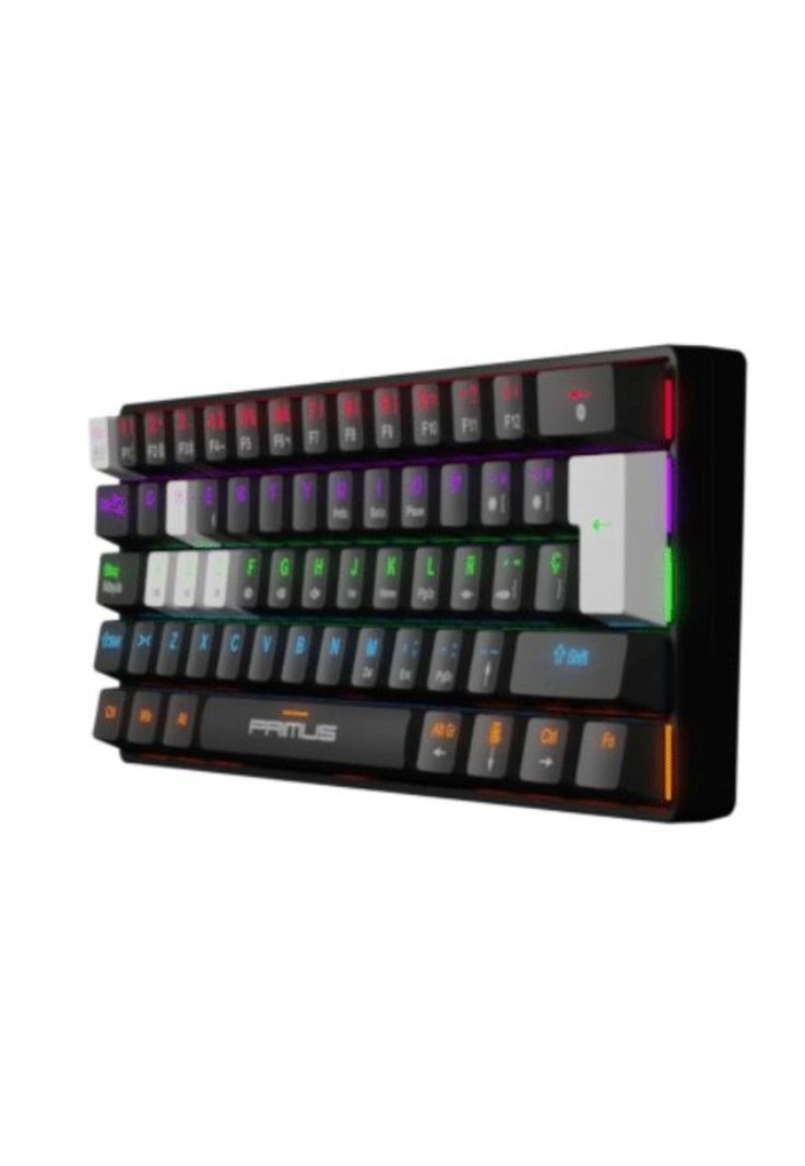 Teclado Primus BALLISTA61T Wired Retroiluminado USB-C Negro-1