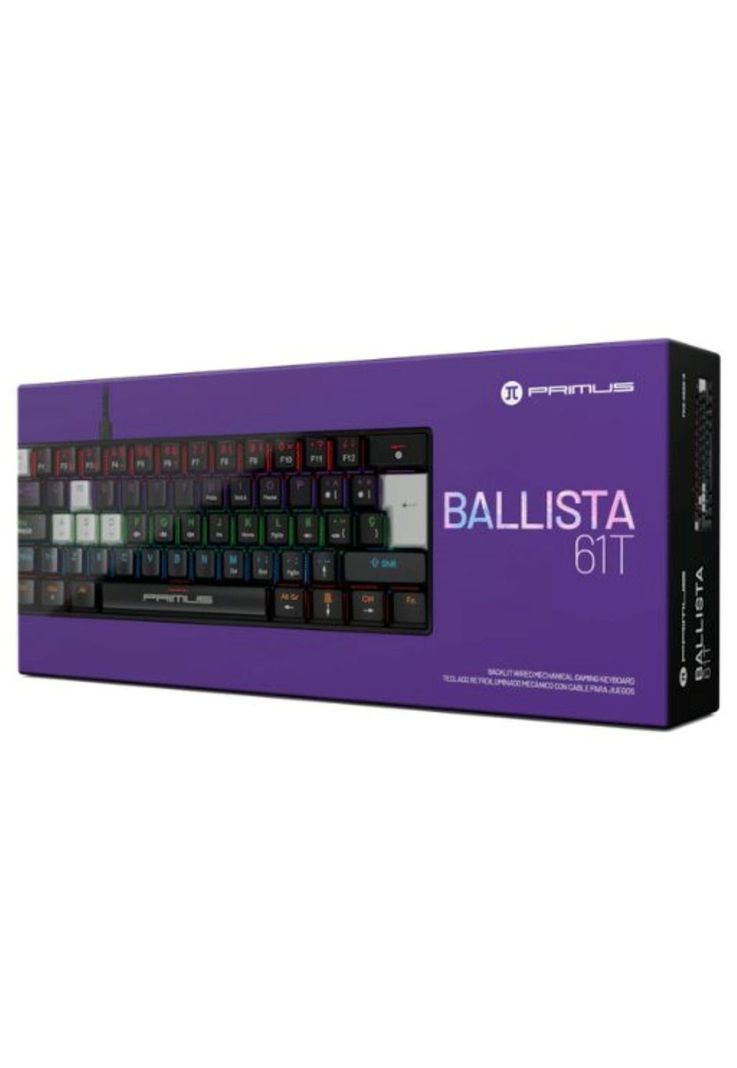 Teclado Primus BALLISTA61T Wired Retroiluminado USB-C Negro-3