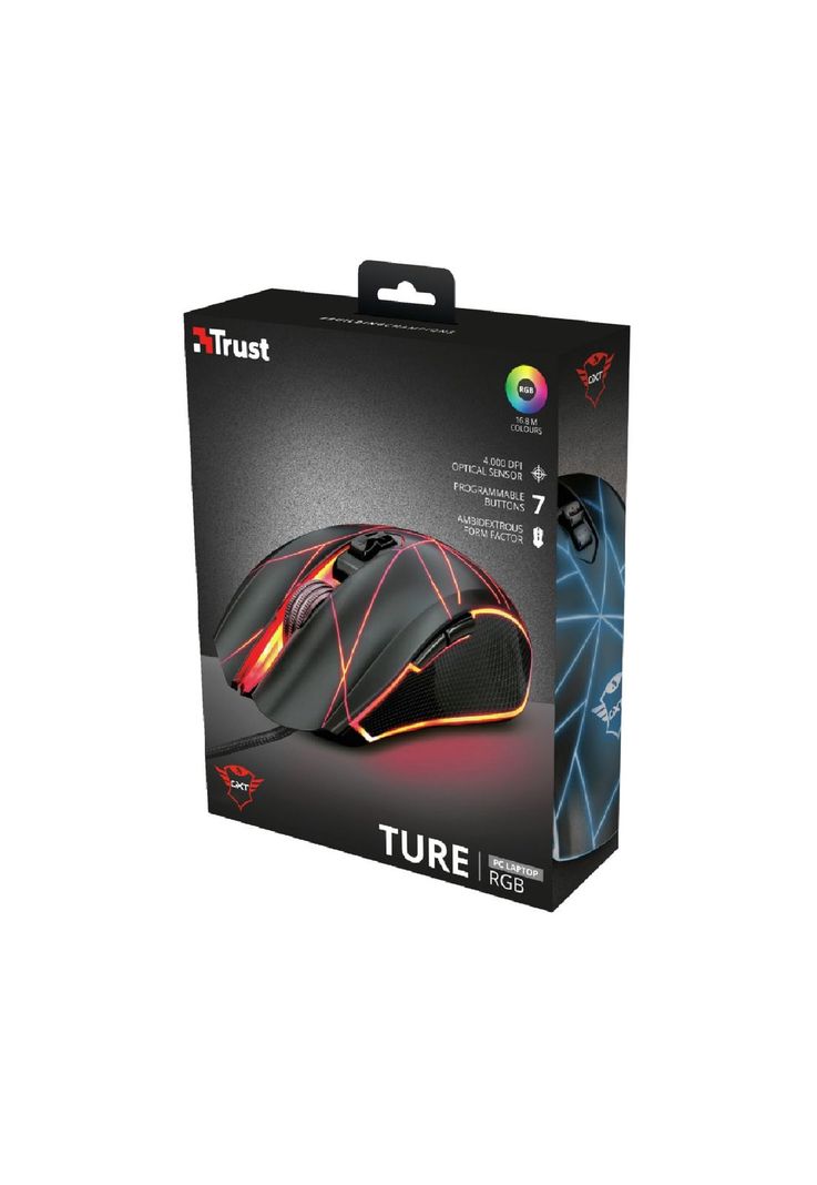 Mouse Gamer Rgb Trust Gxt 160 Ture 4000 Dpi-1