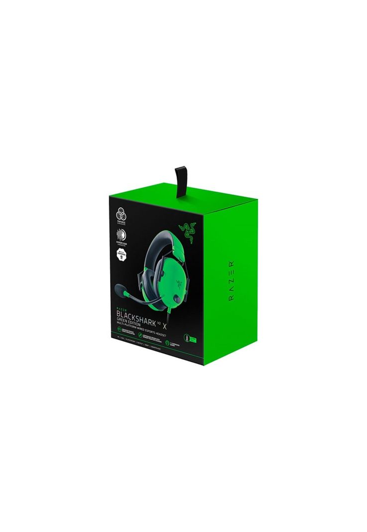 Audífonos Razer Blackshark V2 X 7.1 3.5mm Verde-3