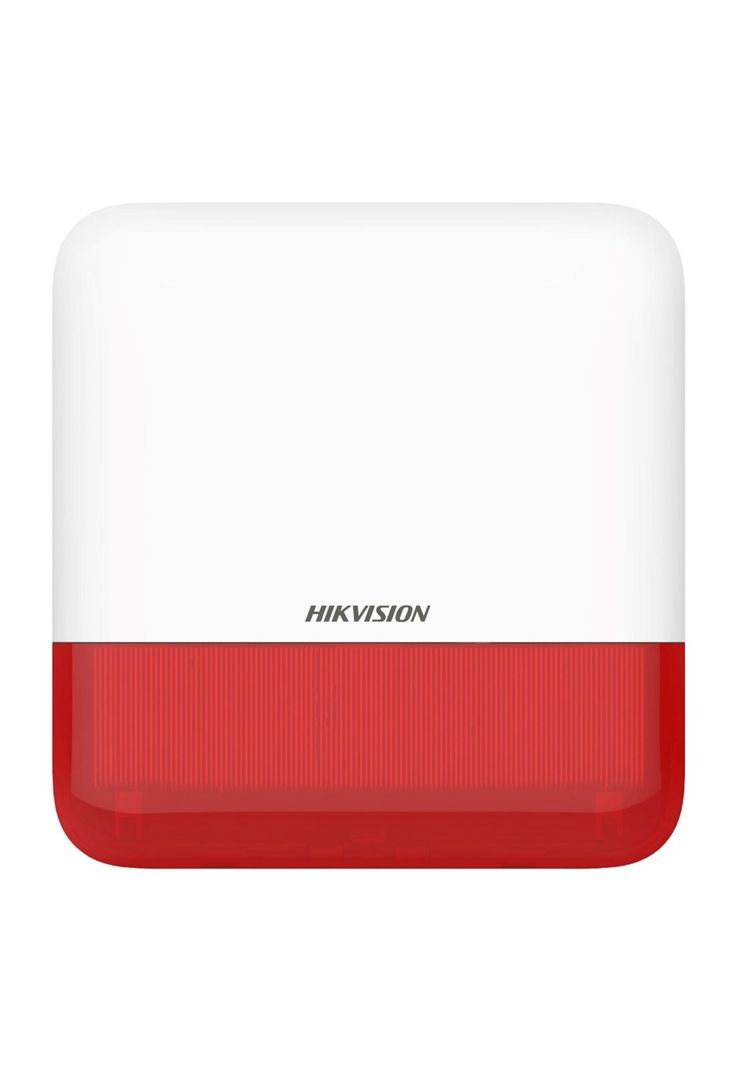 Sirena Externa Hikvision Wireless 3 modos 433 MHz IP65-0
