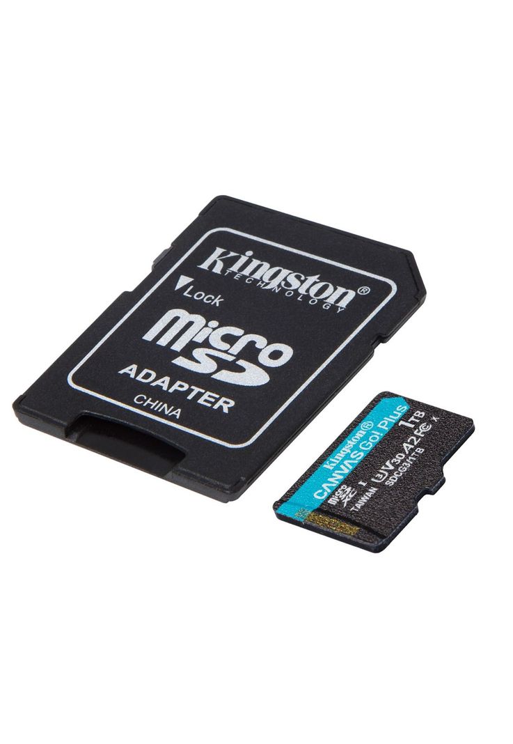 Tarjeta MicroSD Kingston Canvas Go! Plus 1TB Adaptador SD-1