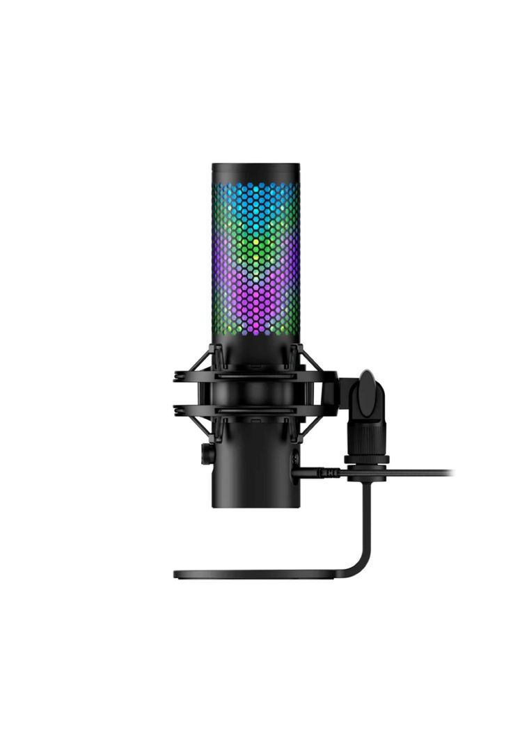 Micrófono Gamer Hyperx Quadcast S Streaming RGB USB-1
