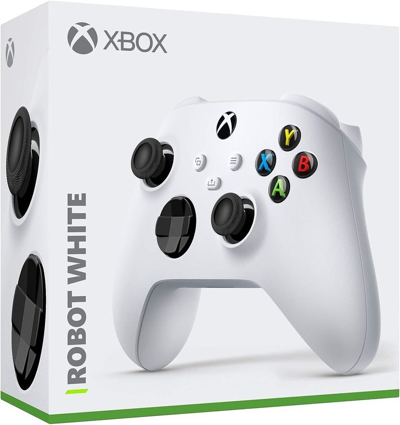 Control Inalámbrico Microsoft Xbox Bluetooth Robot White-0