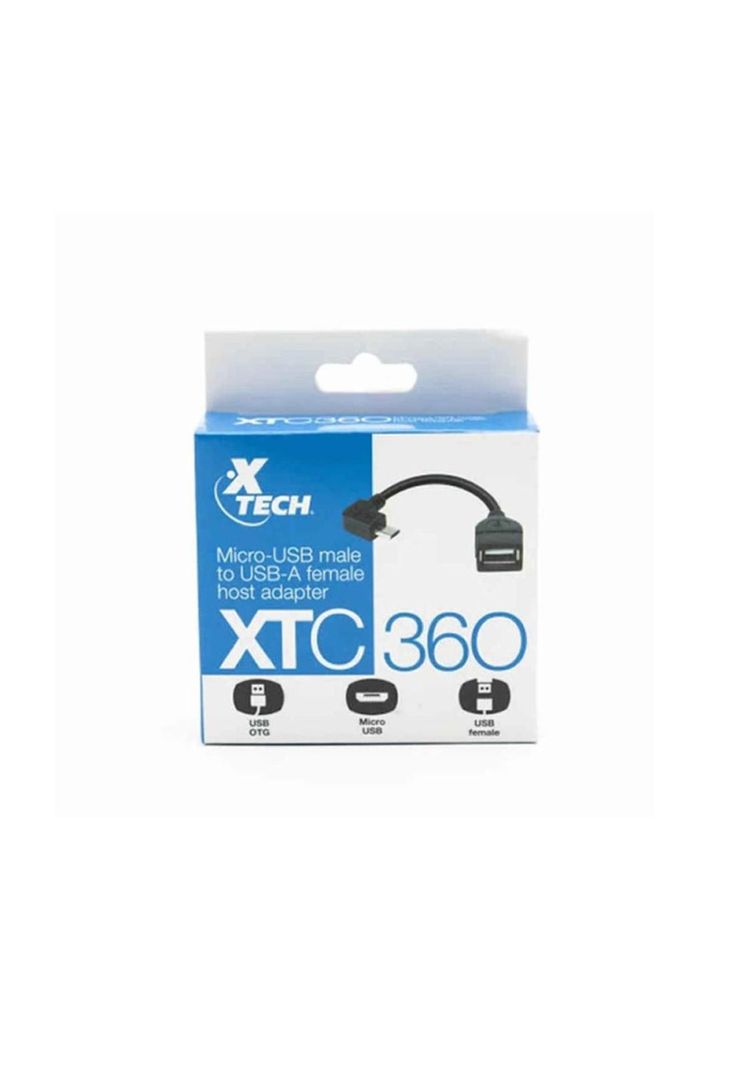 Xtech Adaptador Micro Usb Macho A Usb Hembra (OTG)-2