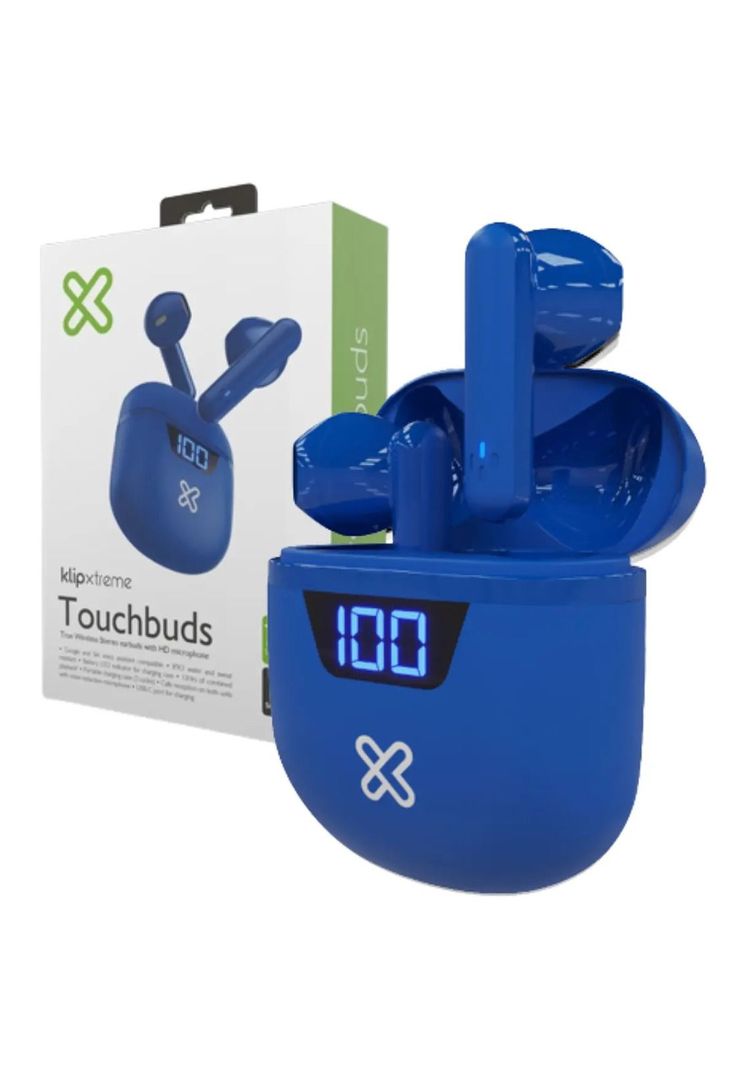 Audífonos Klip Xtreme Touchbuds TWS Bluetooth Azul-2