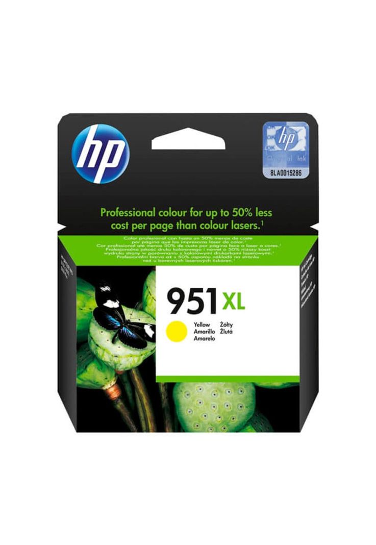 Cartucho de Tinta HP 951XL 1500 páginas Amarillo-0