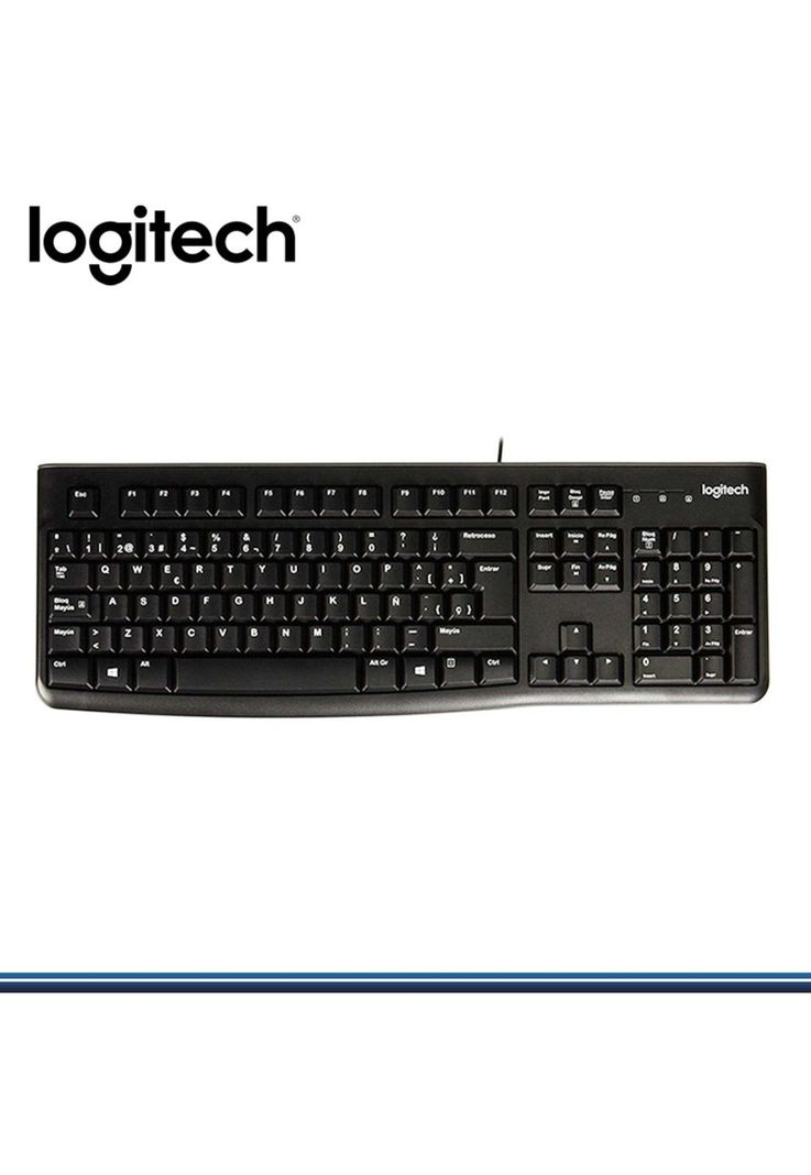 Teclado + Mouse Logitech MK120 alámbrico USB Español Negro-2