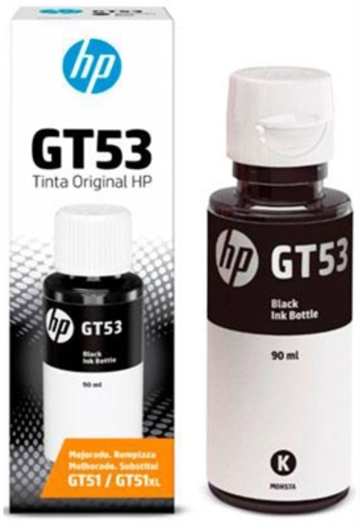 Botella de Tinta HP GT53 Negro Original 90 ml-1