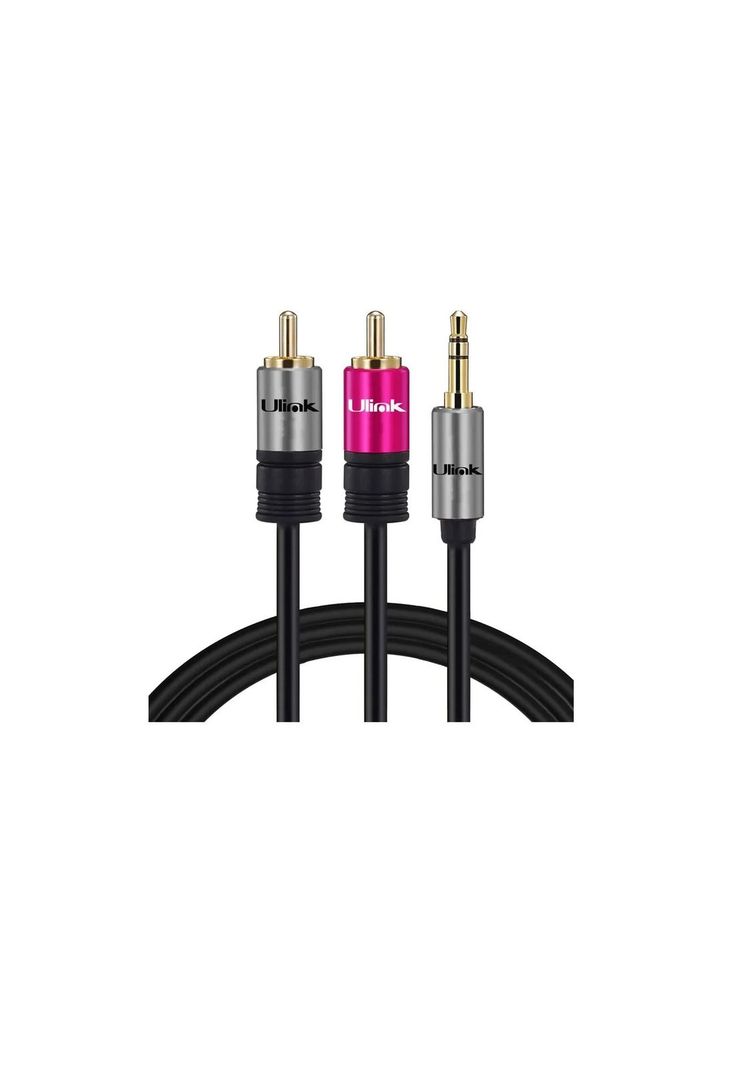 Cable De Audio Conector 3,5mm A 2 Rca 1,8 m Ulink-1