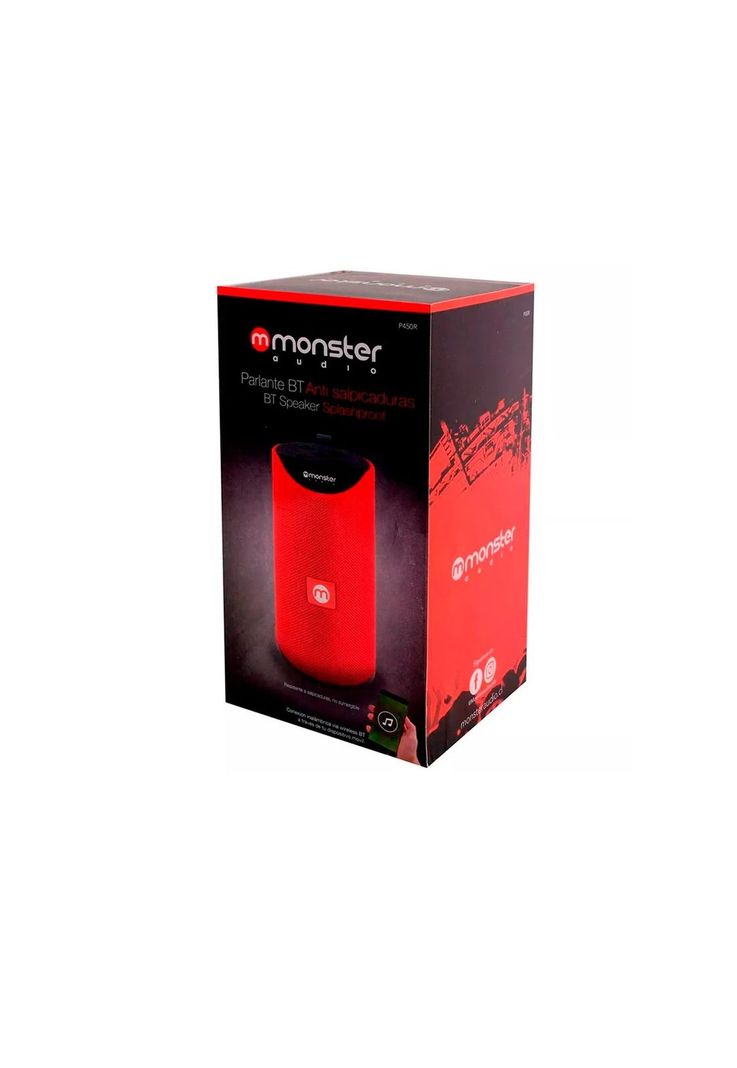 Parlante Bluetooth Monster 450r Rojo-1
