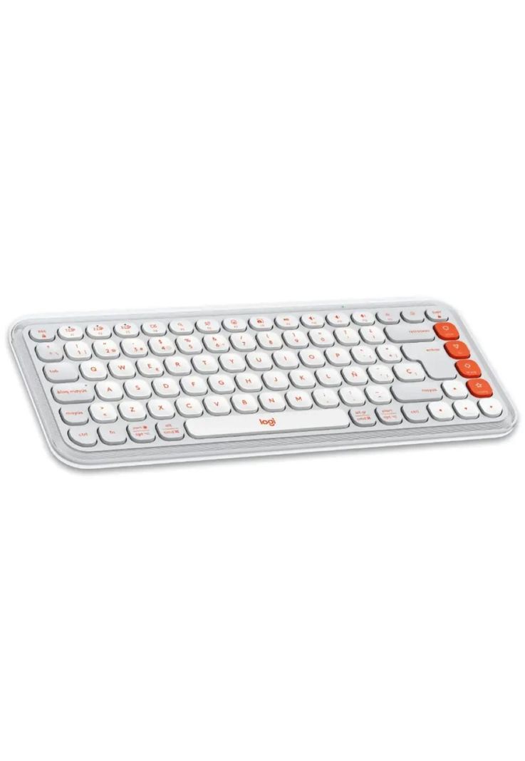 Kit Logitech Pop Icon Teclado + Mouse Inalámbrico BT Blanco-2