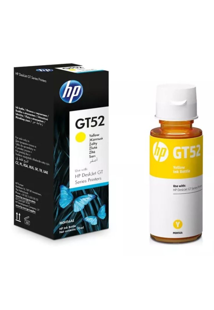 Botella Tinta HP GT52 8000 páginas Amarillo Original-0