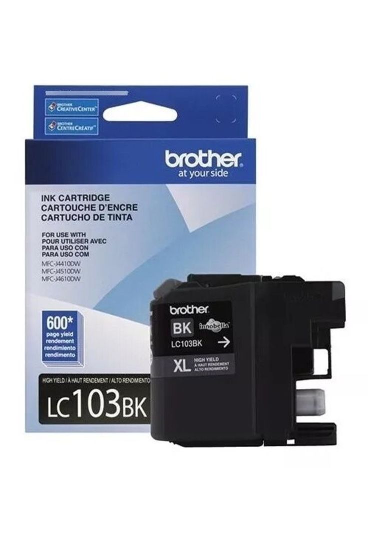 Cartucho de Tinta Brother LC103BK 600 páginas Negro-0