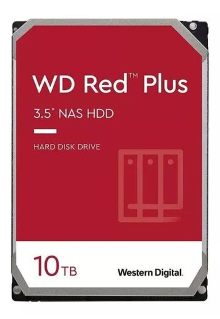 Disco Duro Western Digital Red Plus 10TB NAS SATA 7200 rpm-0