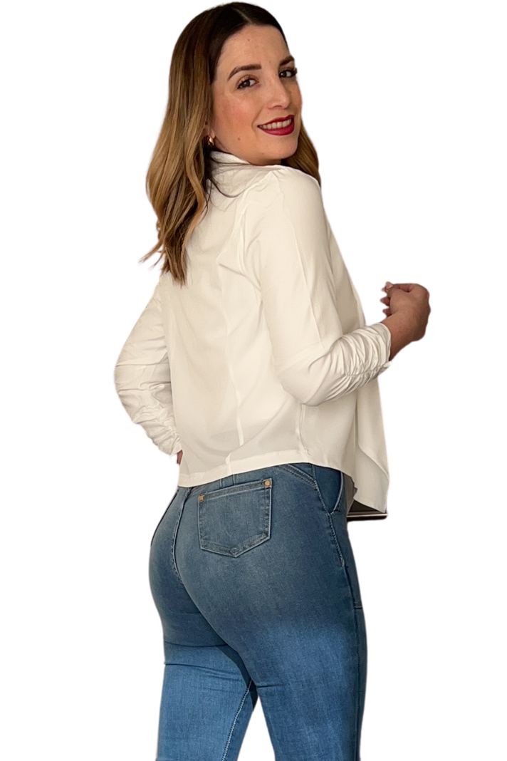Blazer tapado corto mujer-1