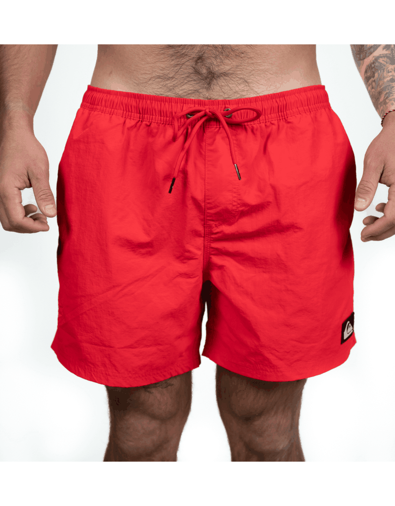 Traje de Baño Basic Volley Quiksilver Rojo