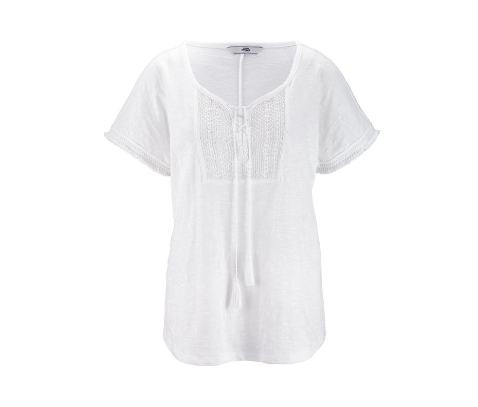 Blusa Tunica blanca-0